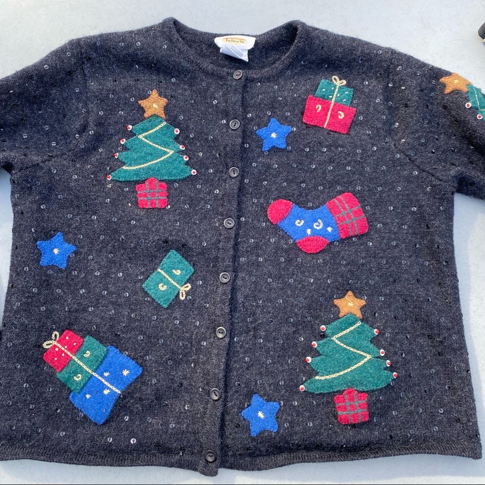 Christmas sweater cardigan